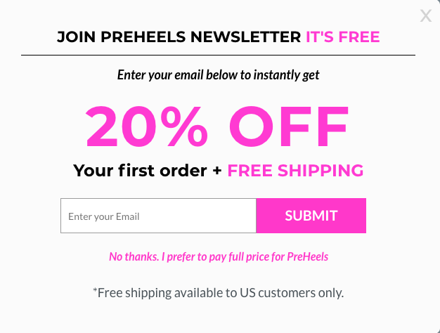 Discount Incentive