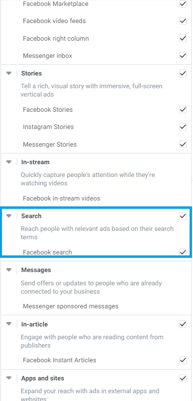 Facebook Search