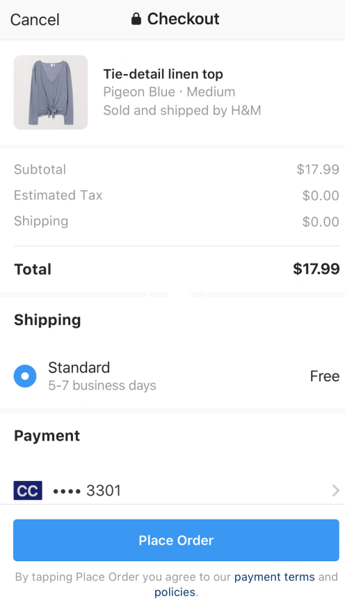 Instagram Checkout 3