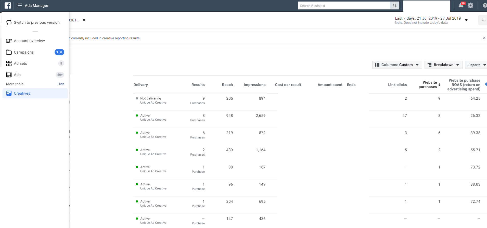 New Facebook Ads Manager 5.0